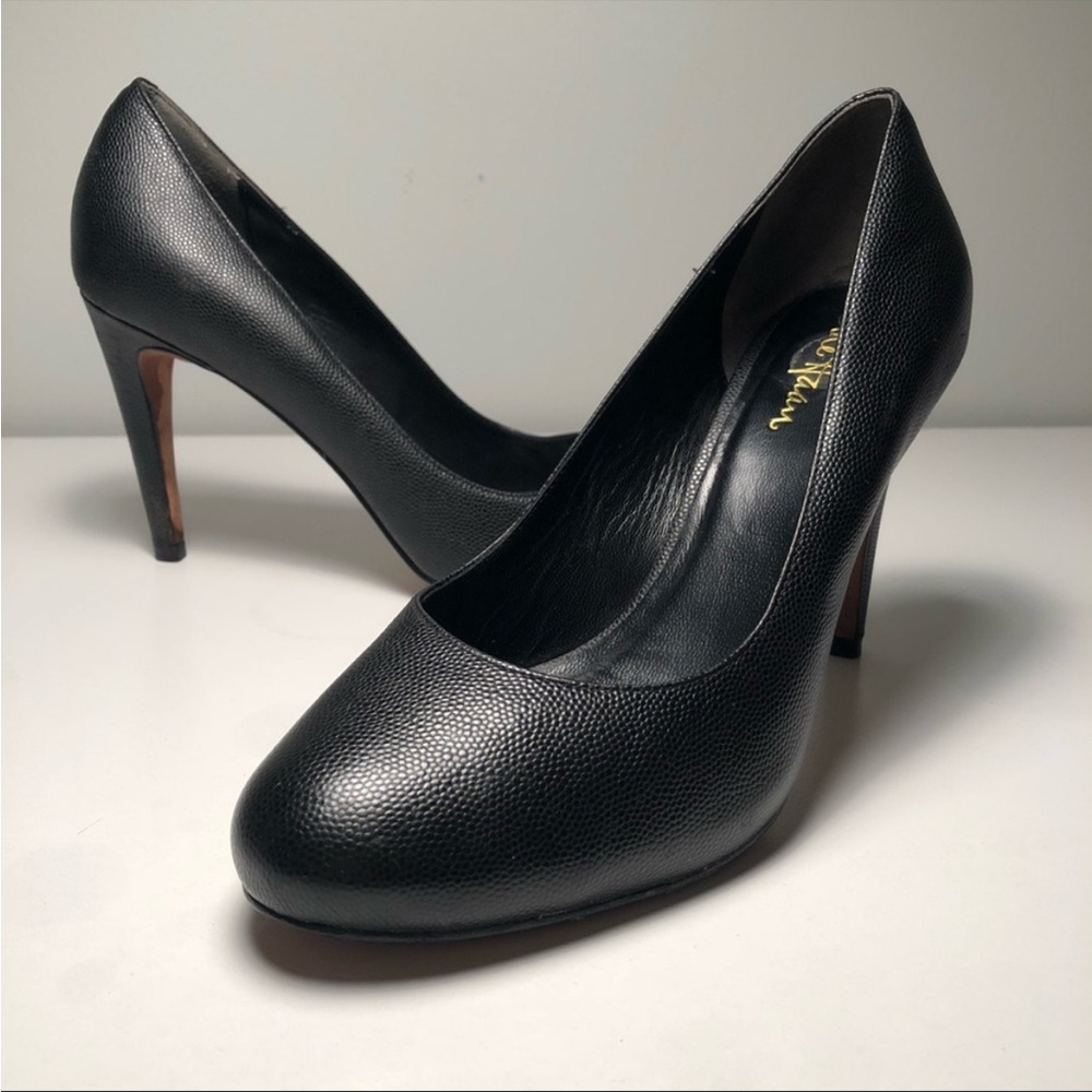 Cole Haan plus Nike Air black leather heels Size 7